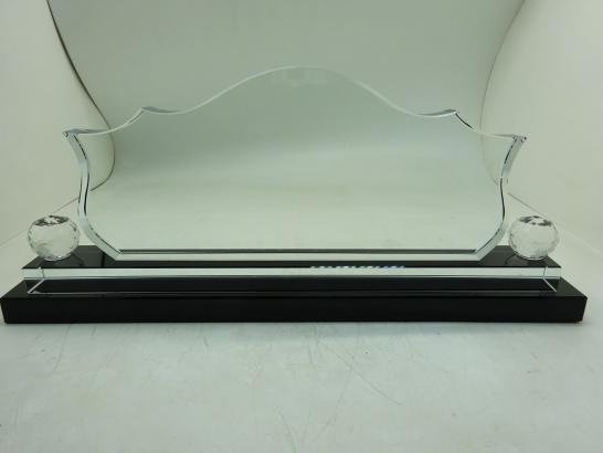 لوحة أسم  مكتب كريستال